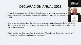 DECLARACION ANUAL 2023 PERSONAS MORALES [upl. by Herahab384]