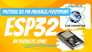 PROTEUS TUTORIAL How to make ESP32 packagefootprint on ProteusCOMPLETE SIMPLE TUTORIAL [upl. by Ahtibat]