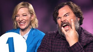 quotYou fell in a gopher holequot Cate Blanchett amp Jack Black answer stupid questions [upl. by Wandy]