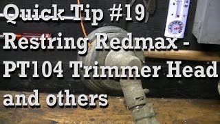 Quick Tip 19  Restring PT104 Trimmer Head plus other Common Types [upl. by Aivitnahs]