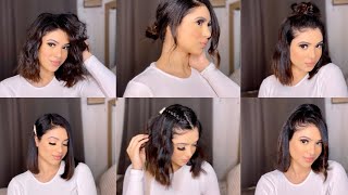 Coiffure facile pour cheveux court [upl. by Aidiruy]