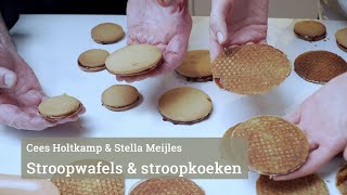 Stroopwafels en stroopkoeken maken met Cees amp Stella [upl. by Felipe72]