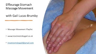 Effleurage Stomach Massage with Gail Lucas Brumby [upl. by Eppillihp]