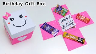 🥰 Beautiful 🥰 Chocolate Gift Box Making • Birthday Gift Idea For Bestfriend • DIY Paper Gift Box [upl. by Handler751]