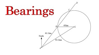 Bearings Lesson  Trigonometry Guided Notes Linked in Description [upl. by Nordna]