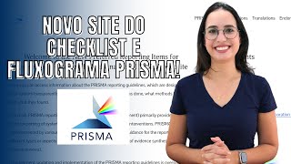 NOVO SITE PRISMA 2024 Checklist e Fluxograma para Revisões Sistemáticas [upl. by Ecnedac414]