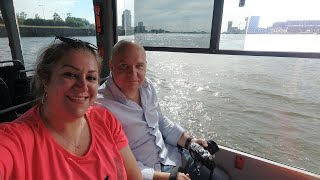 A tour in Rotterdam by bus through the water with Splash Tours 9 [upl. by Yeldoow803]