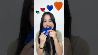 Challenge Eating from SMALL to Big 💚❤️💙🧡 eating shorts video FunnyChoice [upl. by Kifar]