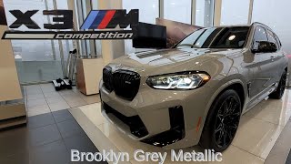 NEW ARRIVAL 2023 BMW X3 M Competition Brooklyn Grey Metallic [upl. by Arlene]