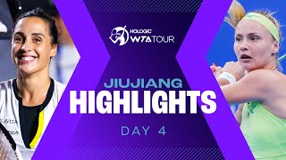 Trevisan amp Sramkova feature on Day 4 in Jiujiang  WTA Match Highlights [upl. by Lynn378]