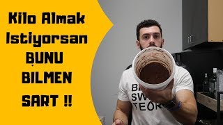 KİLO ALMANIN ALTIN KURALI  En HIZLI Kilo Alma Taktiği [upl. by Aneeuq960]