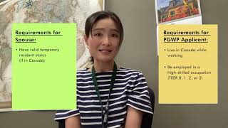 Immigration Video  Spousal Open Work Permit for Family Members of PGWP Applicants [upl. by Eslek876]