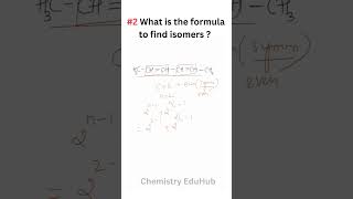 2 What is the formula to find isomers   Organic Chemistry  Chemistry Eduhub [upl. by Eisen]