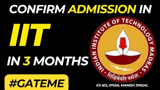 Get Admission in IIT in 3 Months GATEMechanical gateXE [upl. by Swithbart]