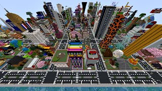 I Gave 300 Minecraft Players One Plot Each to Build A Capital City [upl. by Nav]