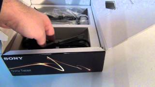 Sony Tablet S Unboxing  TabletNewscom [upl. by Annairdua]