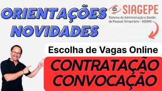 NOVAS ORIENTAÇÕES SOBRE CONTRATAÇÃO E CONVOCAÇÃO EM MG  ÚLTIMAS ATUALIZAÇÕES SOBRE EDUCAÇÃO MG [upl. by Enilorac]