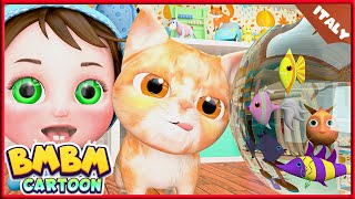 Le Avventure del Gatto Micio｜Canzoni per bambini｜Bmbm Cartoon School Theatre Italiano 160 [upl. by Mechelle950]