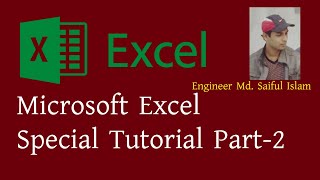 Microsoft Excel Bangla tutorial Part2 [upl. by Yeoz]