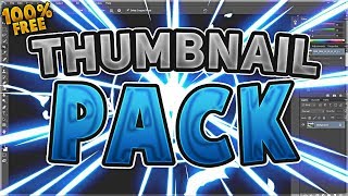 FREE THUMBNAIL PACK Photoshop Pack [upl. by Ainyt]