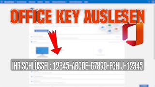 Microsoft Office Key auslesenherausfinden  Office Lizenz [upl. by Stafani567]