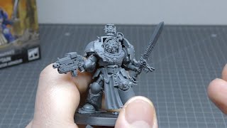 Space Marine Captain in Terminator Armour  Review WH40K [upl. by Rayford155]