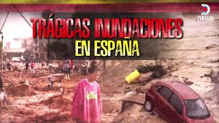 DANA en Valencia Apocalípticas inundaciones en España  DNews [upl. by Omiseno735]