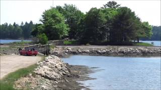 Wiscasset Maine  Sheepscot River amp cove from Fore Street [upl. by Berkeley]