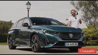 Nouvelle Peugeot 308 SW  lessai en 4 minutes chrono [upl. by Mode]