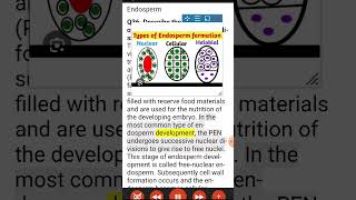 voice biology revision Q36 development of endosperm [upl. by Zinah]