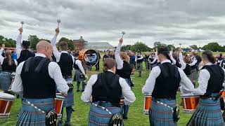 Boghall amp Bathgate Pipe Band Medley Warmup  World Pipe Band Championships 2023 [upl. by Reiniar]