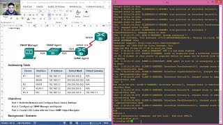 8224 Lab  Configuring SNMP  GNS3 [upl. by Ramat]