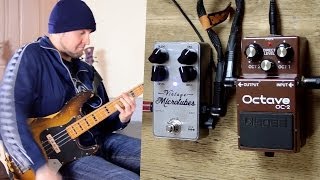 BOSS OC2 OCTAVER BASS DEMO [upl. by Juster916]