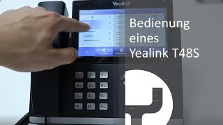 Bedienung eines Yealink T48S [upl. by Adnana]