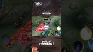 Dyrroth gameplay Dyrroth vs yin mlbb dyrroth mlb shorts alucard maniac letuzawa yin viral [upl. by Junina432]