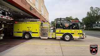 Tones Avenel Engine 54 responding to a kitchen fire [upl. by Huppert]