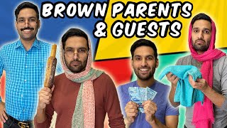 BROWN PARENTS AND GUESTS  COMEDY VIDEO [upl. by Annet]