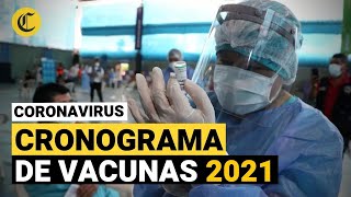 Coronavirus Perú CRONOGRAMA de vacunación 2021 [upl. by Onig]