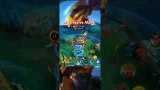 Aggressive alpha PlayGodshorts mobilelegends mlbb gaming [upl. by Anthiathia]