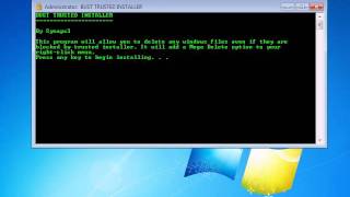 TrustedInstaller Hack Program Included [upl. by Jerrine]