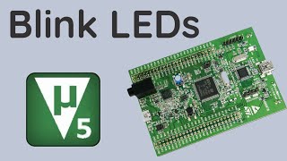 Getting started with the STM32F4 Discovery  Blink LEDs [upl. by Eiluj108]