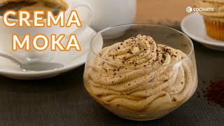 CREMA MOKA ¡El compañero perfecto para vuestras tartas y postres  Cocinatis [upl. by Ahteral]