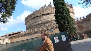 Popes Walkway to Castel Santangelo [upl. by Giaimo520]