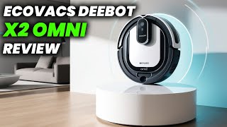 Ecovacs Deebot X2 OMNI review Smart Robot Vacuum That Does It All [upl. by Aicilec]