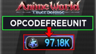 ALL NEW CODES🧩FREE 5X MIRACLE SHARDS amp 13K PUZZLES CODES ANIME WORLD TOWER DEFENSE TD ROBLOX [upl. by Aldarcie]