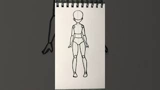 Easy drawing anime body shorts drawing anime [upl. by Brod]