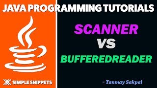 Taking Input from Users in Java Programming  Scanner vs BufferedReader [upl. by Roede]