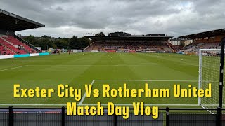 Exeter City 10 Rotherham United Vlog  202425 [upl. by Hollingsworth]