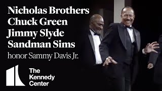 Nicholas Brothers Chuck Green Jimmy Slyde Sandman Sims Sammy Davis Jr Tribute  1987 Honors [upl. by Rosemare]