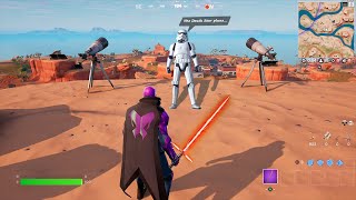 Where to find ALL Lightsaber Location in Fortnite How to Get Lightsaber Location [upl. by Sully]